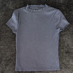 Wonder Nation Women's Short Sleeve Gray Tee